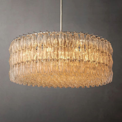 Chiara Murano Glass Round Chandelier 47"