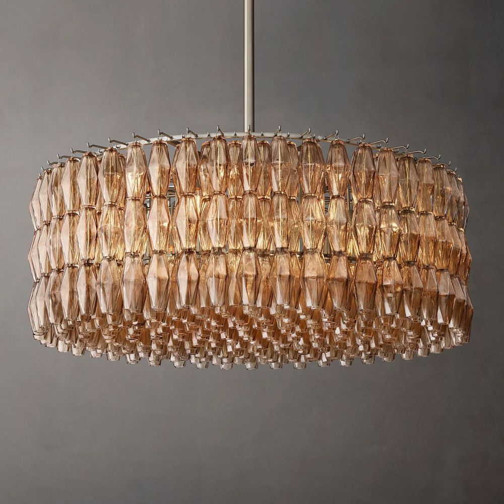 Chiara Murano Glass Round Chandelier 47"