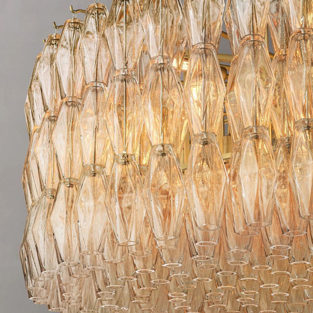 Chiara Murano Glass Round Chandelier 47"