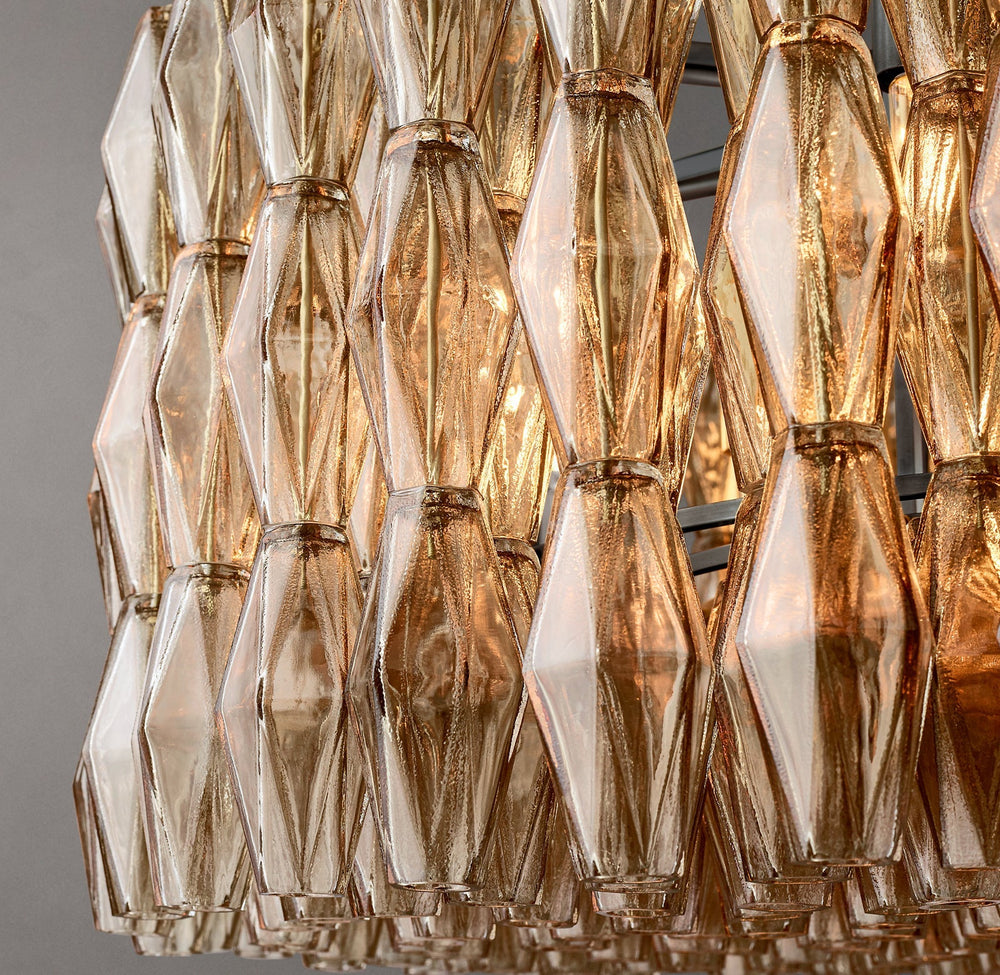 Chiara Murano Glass Round Chandelier 37"