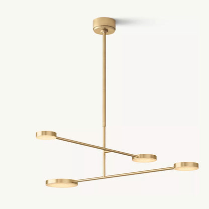 Alexander Floating Alabaster Mobile Chandelier 36"