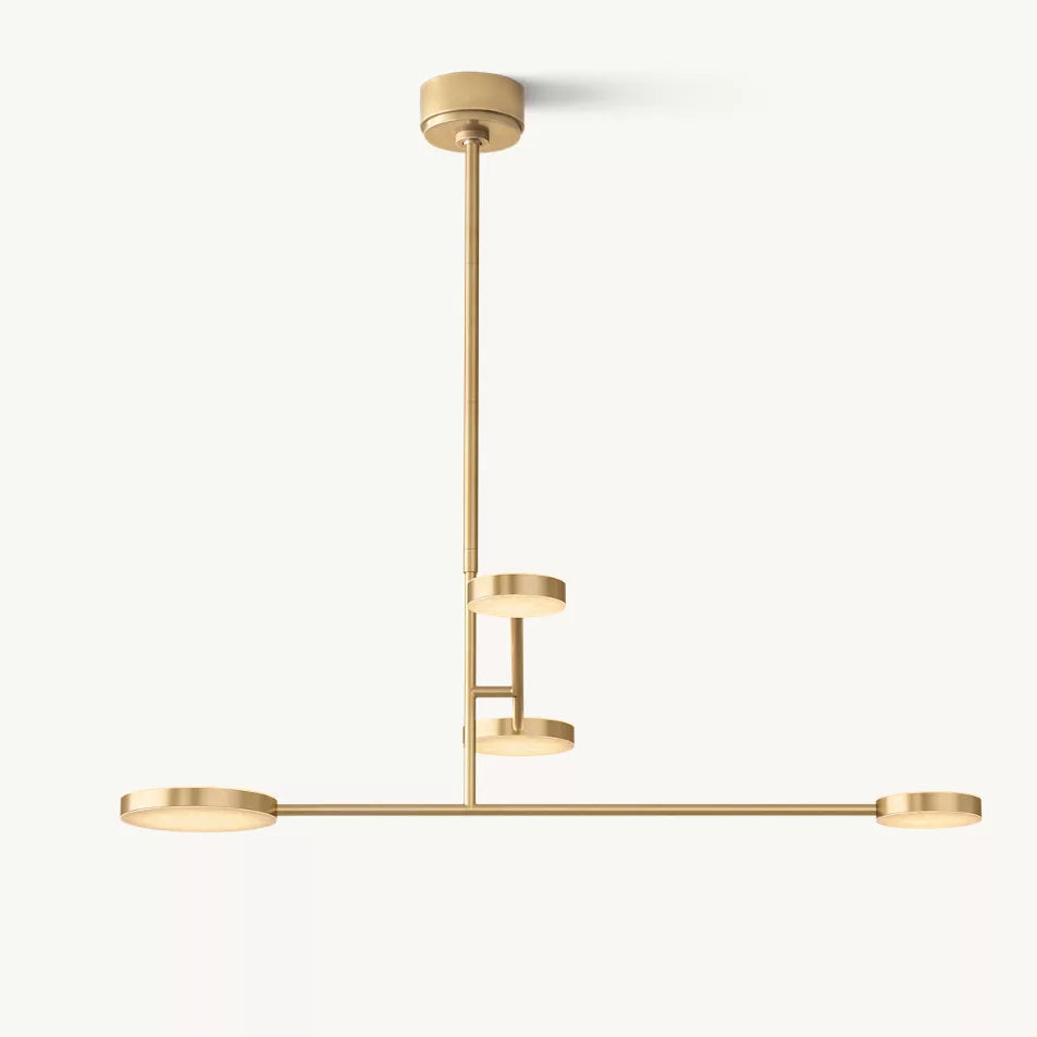 Alexander Floating Alabaster Mobile Chandelier 36"