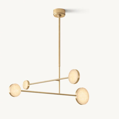 Alexander Floating Alabaster Mobile Chandelier 36"