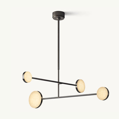 Alexander Floating Alabaster Mobile Chandelier 36"