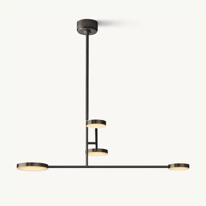 Alexander Floating Alabaster Mobile Chandelier 36"