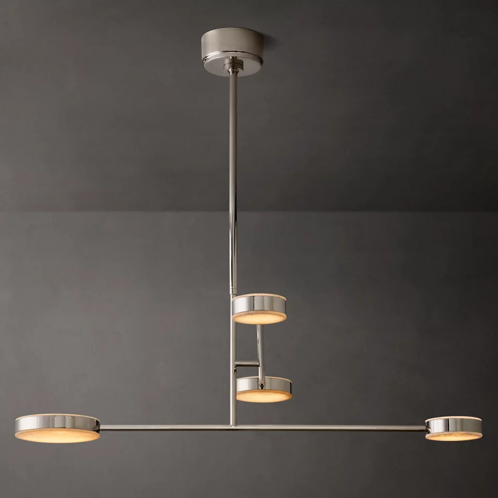 Alexander Floating Alabaster Mobile Chandelier 36"