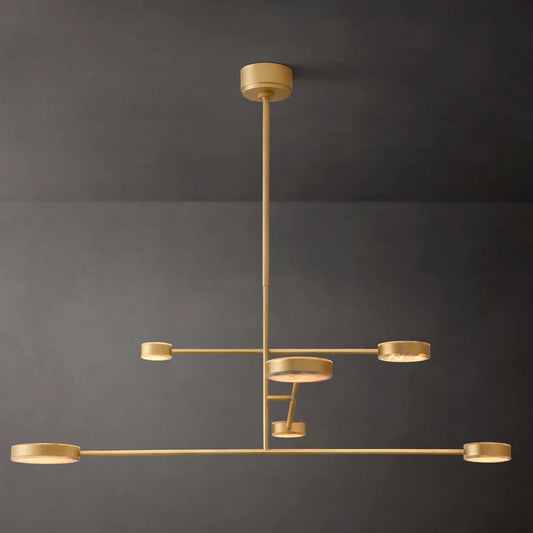 Alexander Floating Alabaster Mobile Chandelier 48"