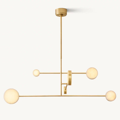 Alexander Floating Alabaster Mobile Chandelier 48"