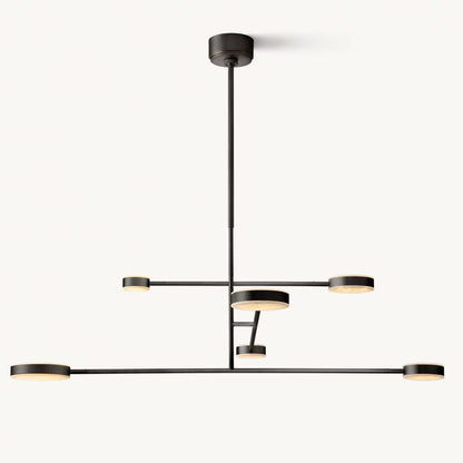 Alexander Floating Alabaster Mobile Chandelier 48"