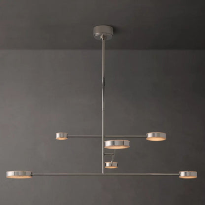 Alexander Floating Alabaster Mobile Chandelier 48"