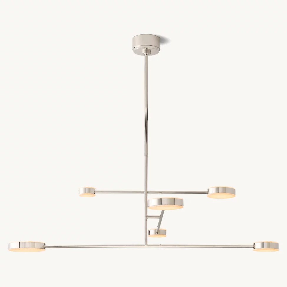 Alexander Floating Alabaster Mobile Chandelier 48"