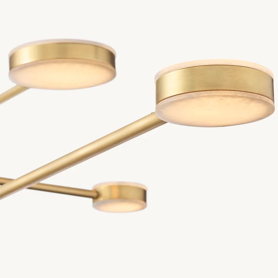 Alexander Floating Alabaster Mobile Chandelier 60"