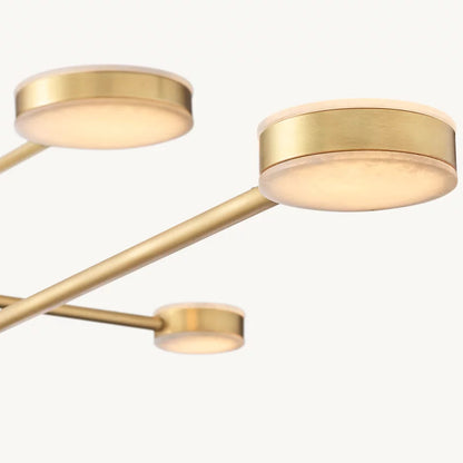 Alexander Floating Alabaster Mobile Chandelier 60"