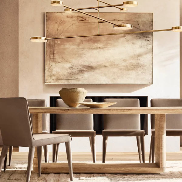 Alexander Floating Alabaster Mobile Chandelier 60"