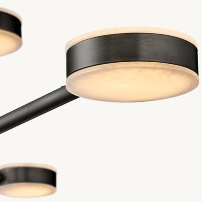 Alexander Floating Alabaster Mobile Chandelier 60"