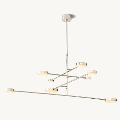 Alexander Floating Alabaster Mobile Chandelier 60"
