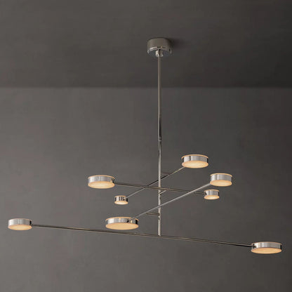 Alexander Floating Alabaster Mobile Chandelier 60"
