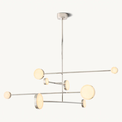Alexander Floating Alabaster Mobile Chandelier 60"