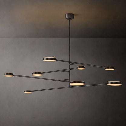 Alexander Floating Alabaster Mobile Chandelier 72"