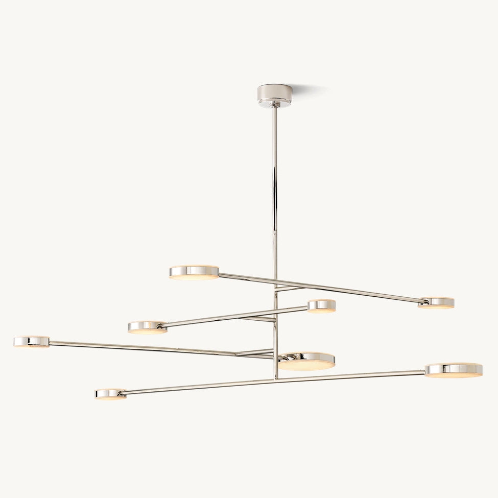 Alexander Floating Alabaster Mobile Chandelier 72"