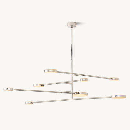 Alexander Floating Alabaster Mobile Chandelier 72"