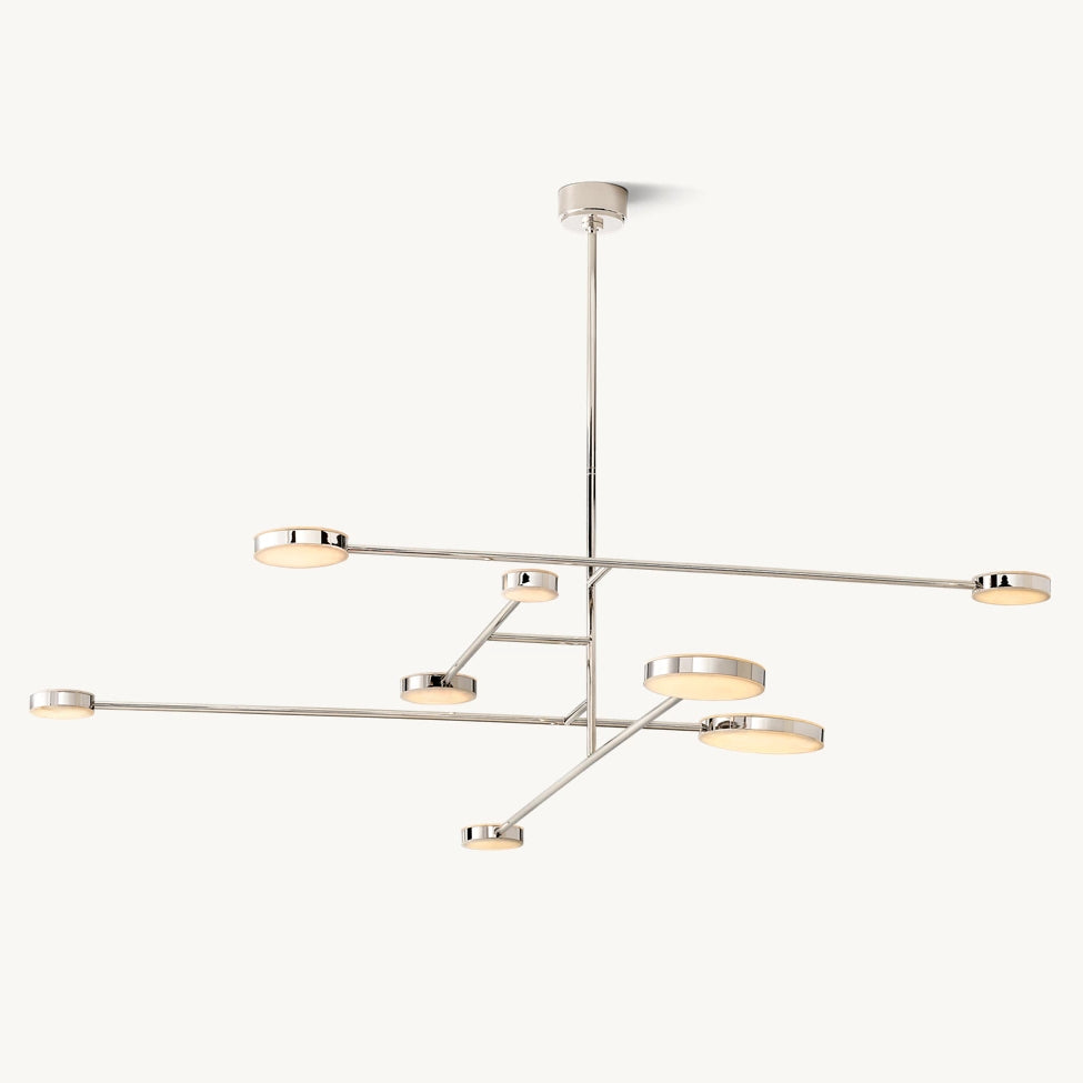 Alexander Floating Alabaster Mobile Chandelier 72"