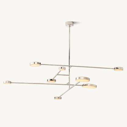 Alexander Floating Alabaster Mobile Chandelier 72"