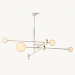 Alexander Floating Alabaster Mobile Chandelier 72"