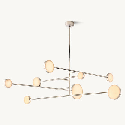 Alexander Floating Alabaster Mobile Chandelier 72"