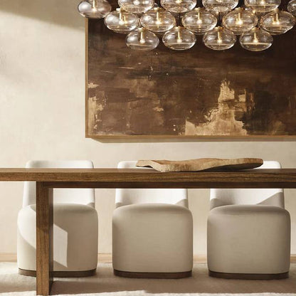 Cabrette Float Glass Linear Chandelier 72"