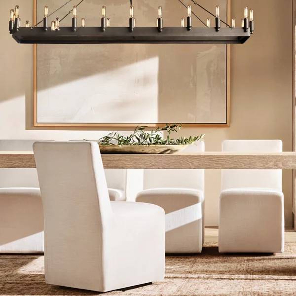 Camino Vintage Industrial Rectangle Chandelier 52"