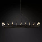 Camino Vintage Industrial Rectangle Chandelier 52"