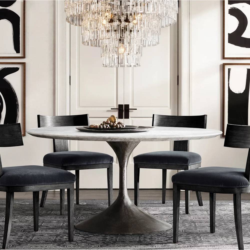 Marignan Modern Crystal Tiered Round Chandelier 60"