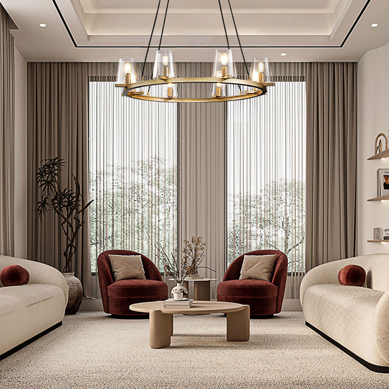 Pauillac Modern Heritage Round Chandelier 36"
