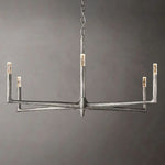 Thaddeus Artisan Forged Round Chandelier 48"