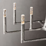 Thaddeus Artisan Forged Linear Chandelier 54"