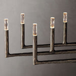 Thaddeus Artisan Forged Linear Chandelier 96"