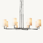 Wright Simplicity Forged Round Chandelier 48"