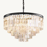 Odeon Deco Prism Round Chandelier 32"
