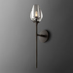 Tulip Crystal Petal Wall Sconce