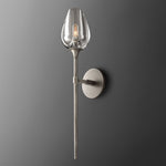 Tulip Crystal Petal Wall Sconce