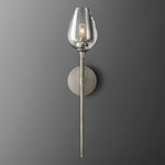 Tulip Crystal Petal Wall Sconce