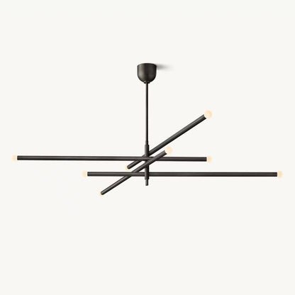 Rousselin 8-Light Mobile Orb Chandelier 68"