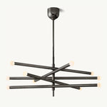 Rousselin 10-Light Mobile Orb Chandelier 38"