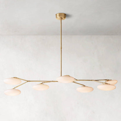 Sylvaine Frosted Glass Linear Chandelier