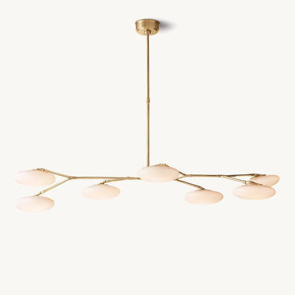 Sylvaine Frosted Glass Linear Chandelier