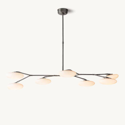 Sylvaine Frosted Glass Linear Chandelier