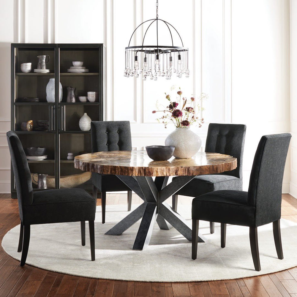 Aubrey Crystal Ball Tiered Round Chandelier