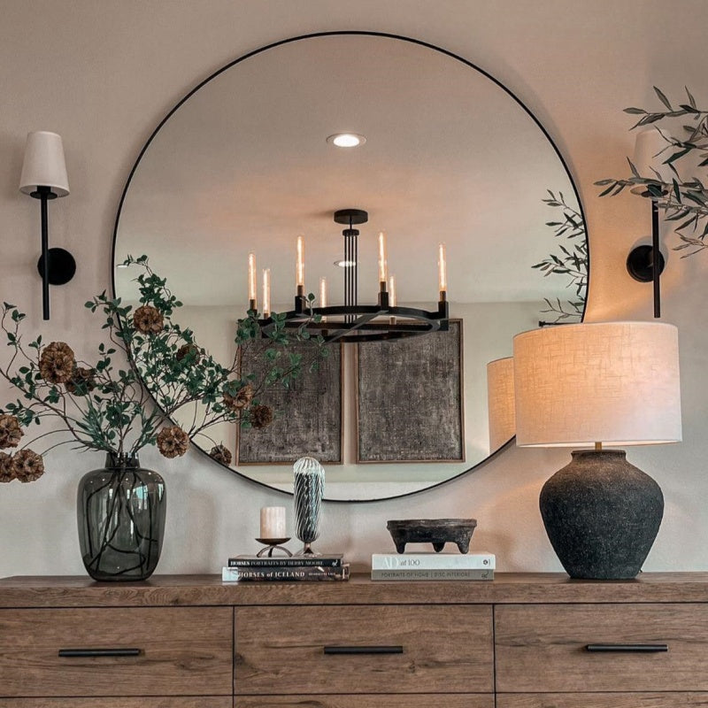 Cannele Ribbed Glass Round Chandelier 36"