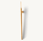 Cannele Ribbed Glass Torch Wall Sconce